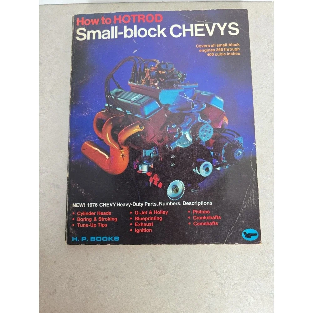 HPBooks Small-block Chevy Manuals How to Hotrod & Rebuild Vizard Fisher Lot